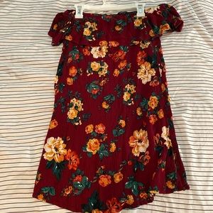 Red Floral Dress